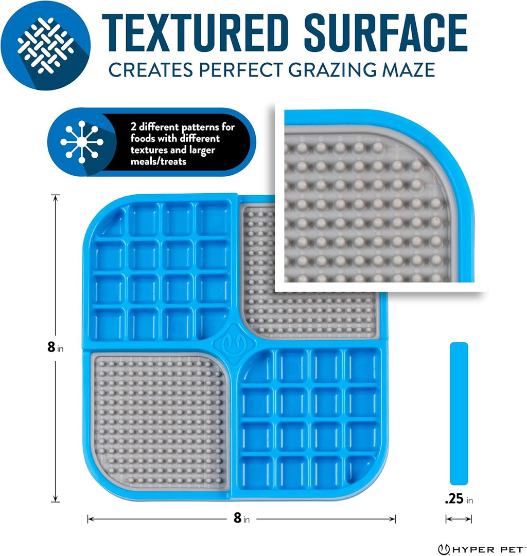 IQ Treat Lick Mat for Dogs & Cats - Ultimate Slow Feeder and Enrichment Toy for Stress Relief and Fun!