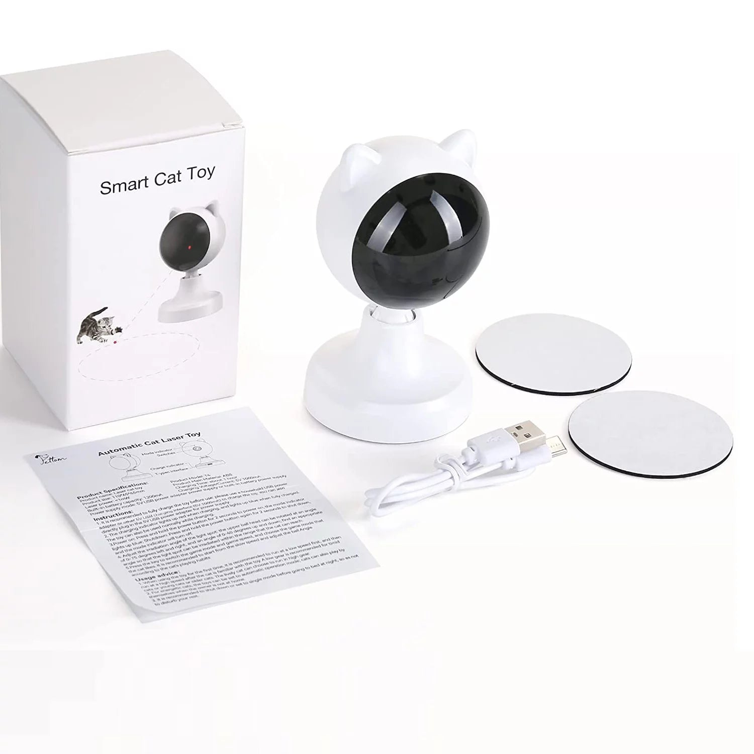 Interactive Automatic Laser Cat Toy for Indoor Fun – Ideal for Cats and Dogs!