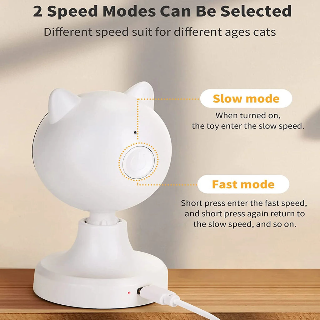 Interactive Automatic Laser Cat Toy for Indoor Fun – Ideal for Cats and Dogs!
