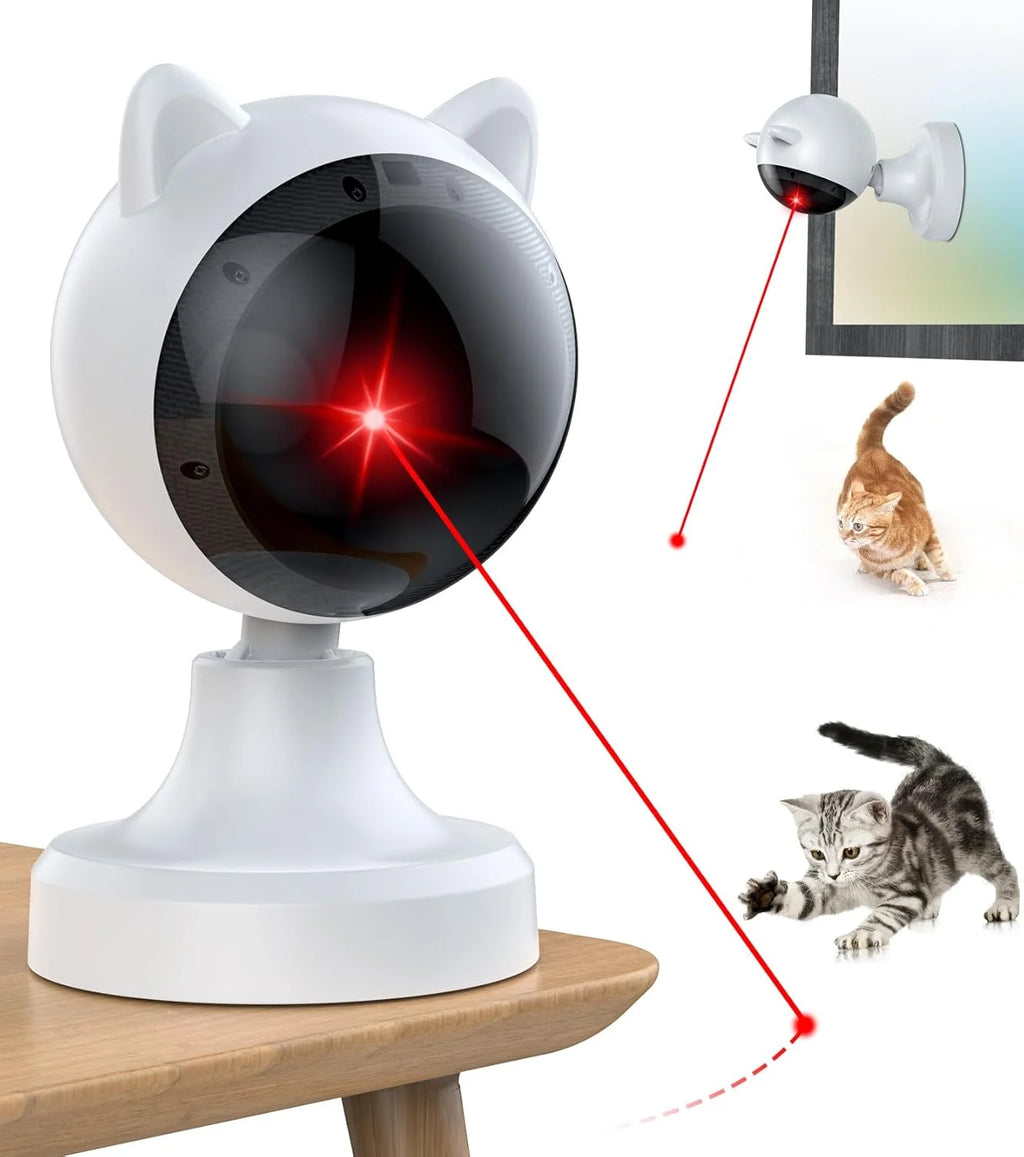 Interactive Automatic Laser Cat Toy for Indoor Fun – Ideal for Cats and Dogs!